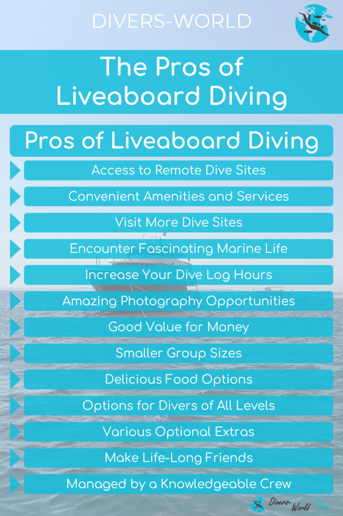 The Pros of Liveaboard Diving