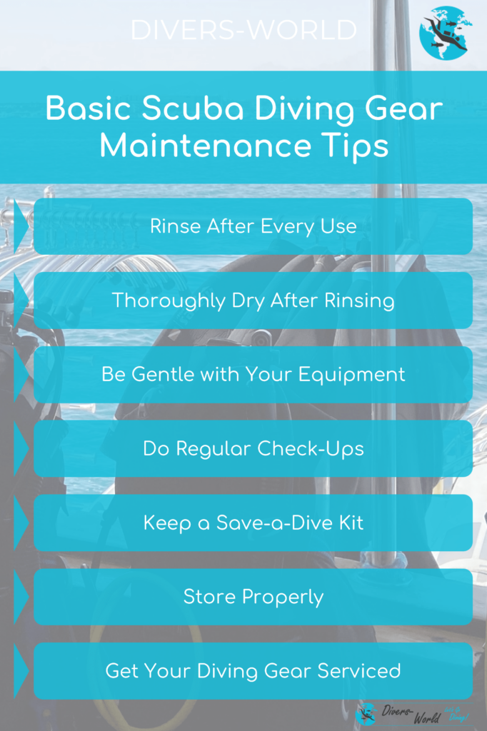 Basic Scuba Diving Gear Maintenance Tips